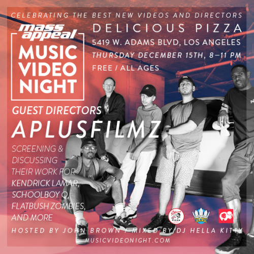 Music Video Night presents APlusFilmz, December 2016