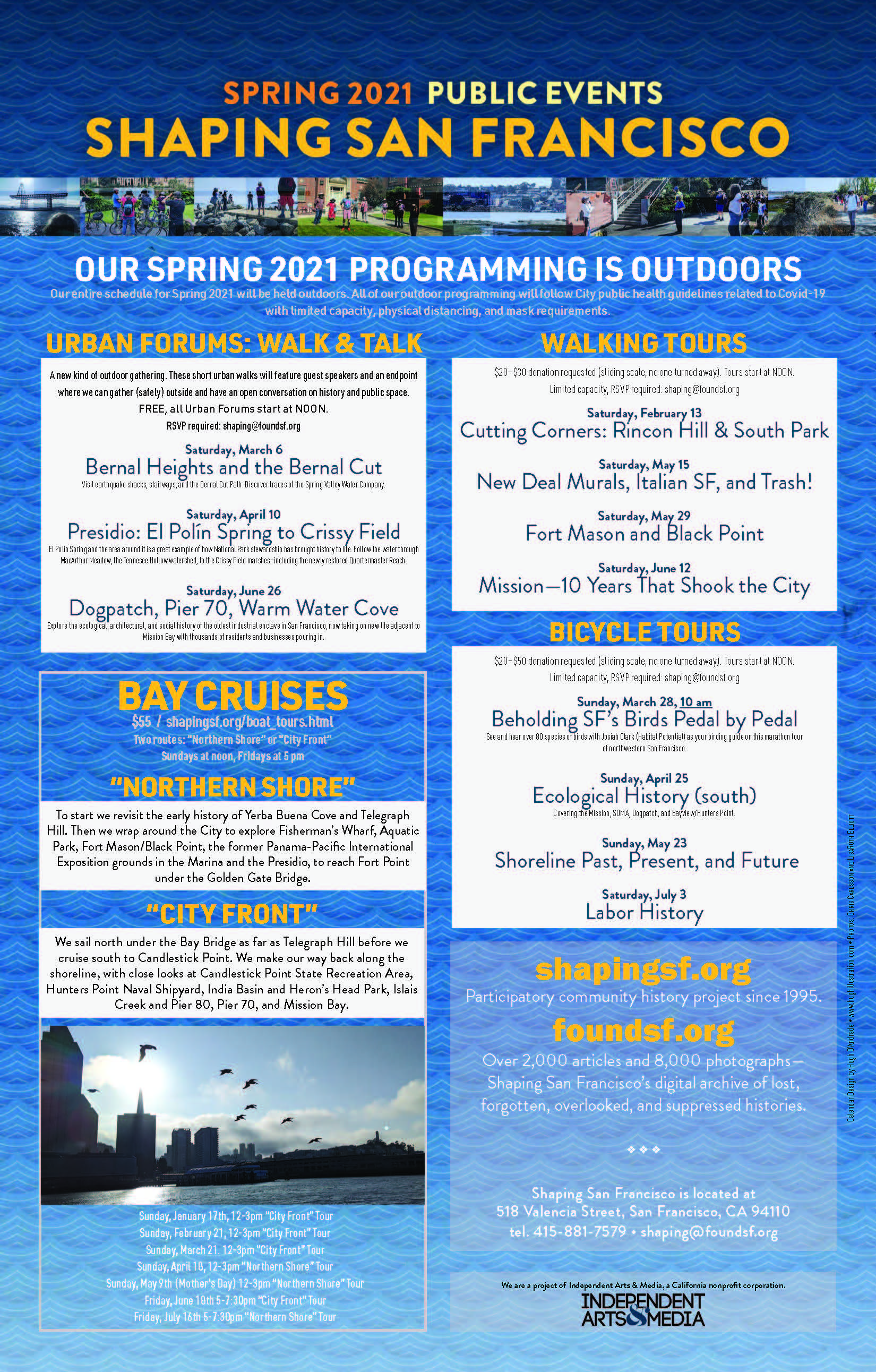 Shaping San Francisco's public event calendar, Spring 2021