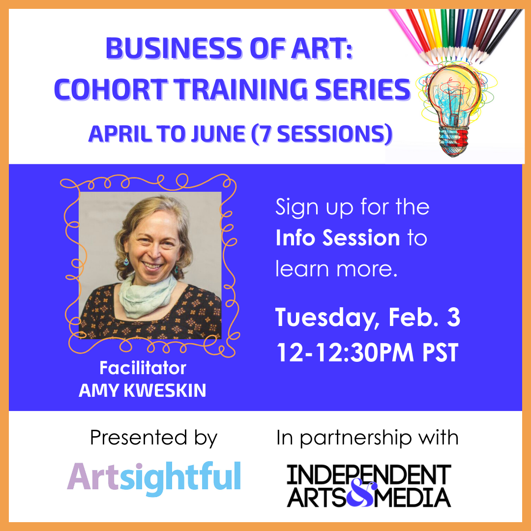 Graphic with event title and photo of facilitator Amy Kweskin