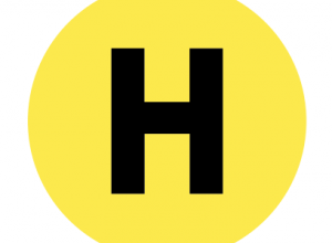 Capital H in black, yellow background. Hothouse logo in black and yellow.