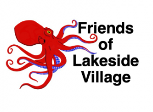 Image of a red octopus on the left side