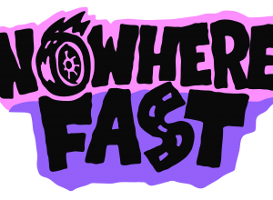 Black text with pink background on top and purple background on the bottom text 